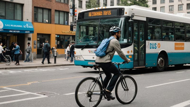 bæredygtig transport, cykling, offentlig transport, miljøpåvirkning, sundhedsmæssige fordele