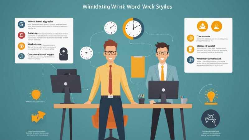 arbejdsstile, produktivitet, teamwork, arbejdsplads, karriereudvikling