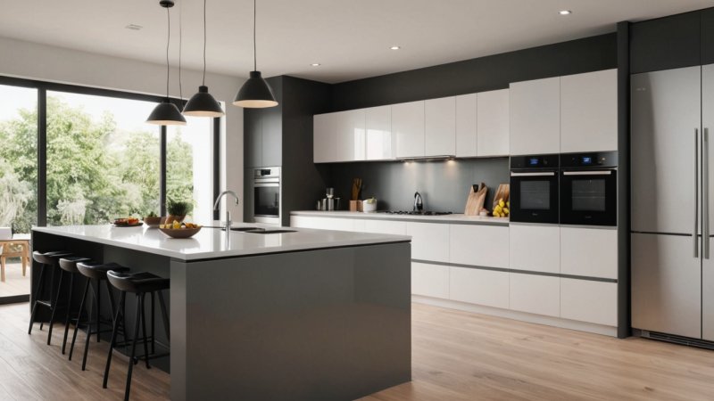 funktionelle køkkener, køkken design tips, maksimere plads, køkken belysning, bæredygtigt køkken, familievenligt køkken