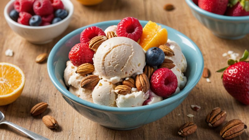 hjemmelavet is, sundere alternativer, opskrifter, sommerdessert, naturlige ingredienser