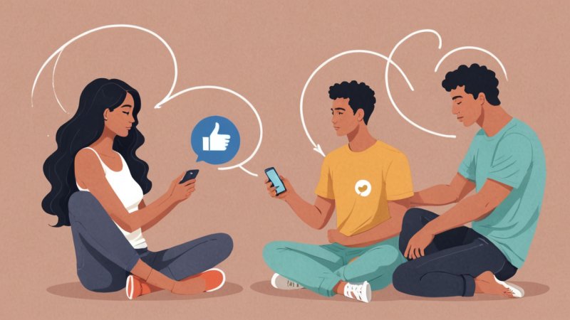 sociale medier, mental sundhed, fordele, ulemper, sammenligning, fællesskab, støttegrupper, angst, cybermobning, balance