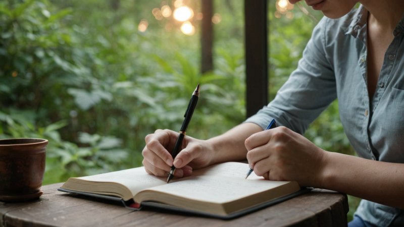 kreativ skrivning, følelsesmæssig heling, journaling, poesi, skrivegrupper, selvudtryk