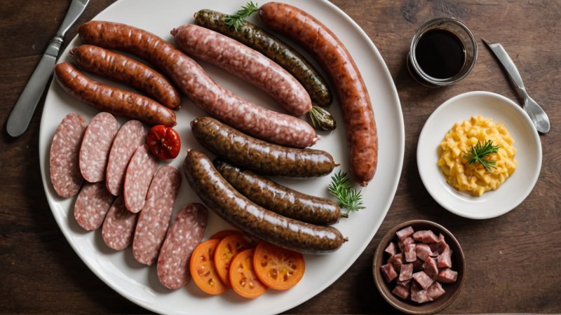 nordiske pølser, traditionelle pølser, moderne pølser, kulinarisk sammenligning, madkultur