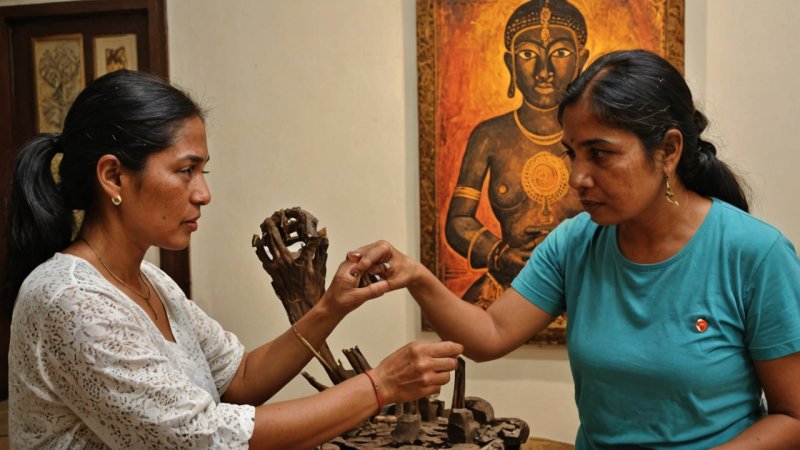 lokal kunst, rejse, kulturelle oplevelser, kunstgallerier, offentlige installationer, kunstfestivaler