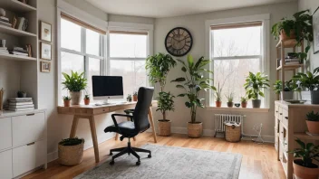 hjemmekontor, produktivitetstips, arbejdspladsindretning, fjernarbejde, hjemmekontordekor