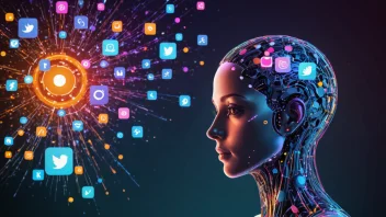 kunstig intelligens, sociale medier, algoritmer, indholdsgenerering, brugerengagement, etiske overvejelser, privatliv