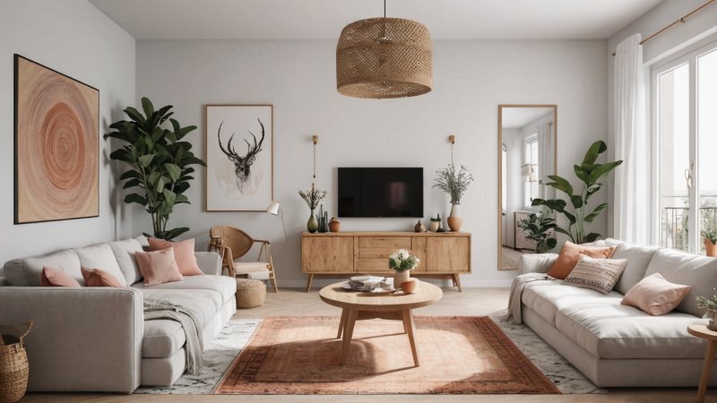 skandinavisk design, bohemian design, indretningsstile, boligindretning, design sammenligning